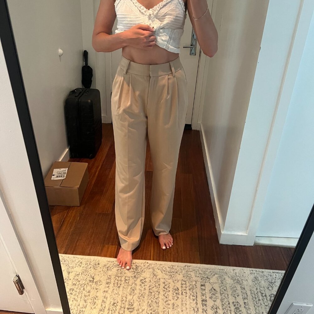 NEVER WORN - Favorite Daughter Favorite Trouser - Camel - Size 4